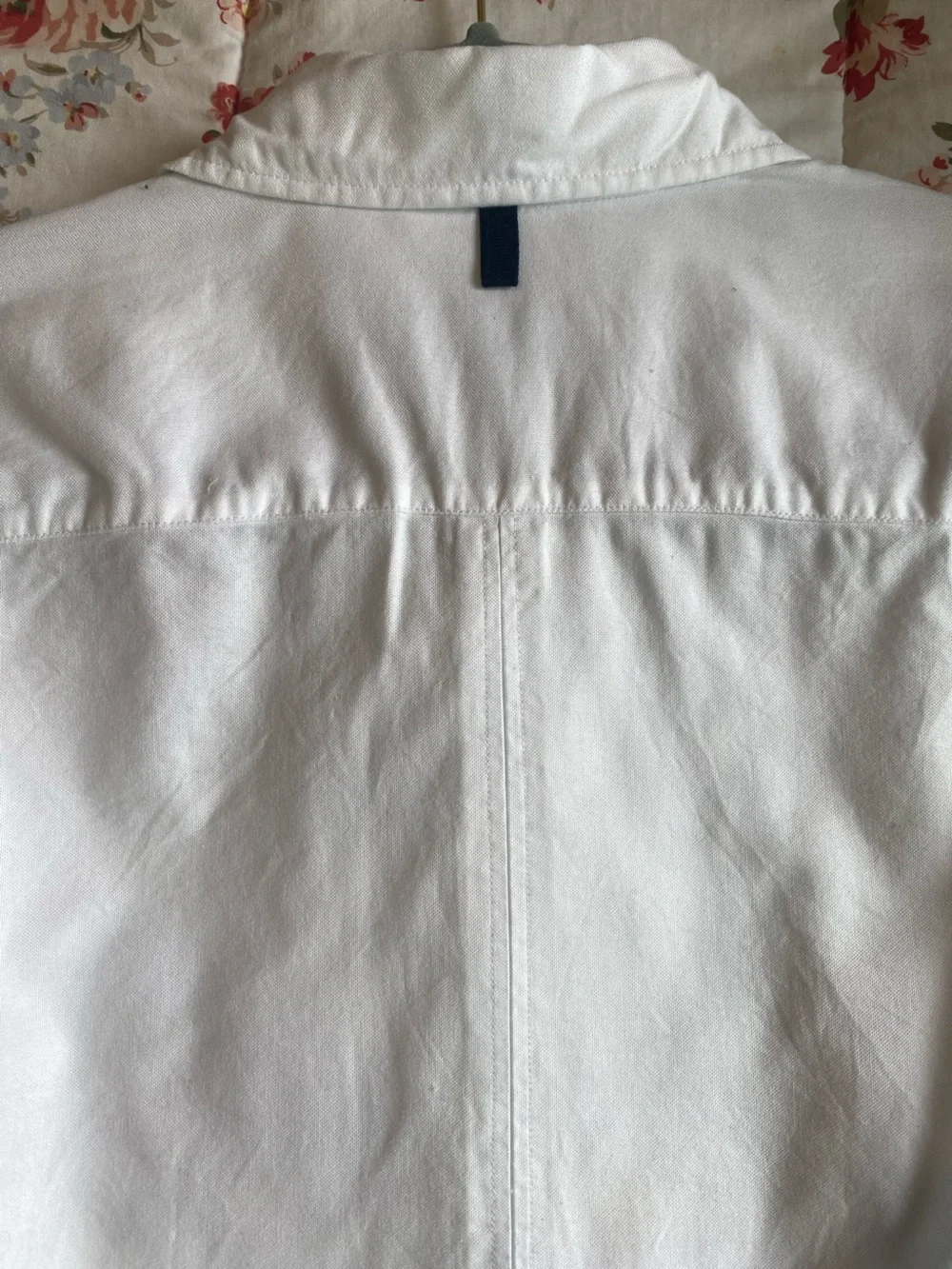 Rag & Bone Tomlin Logo Cotton Oxford Shirt, Size Large